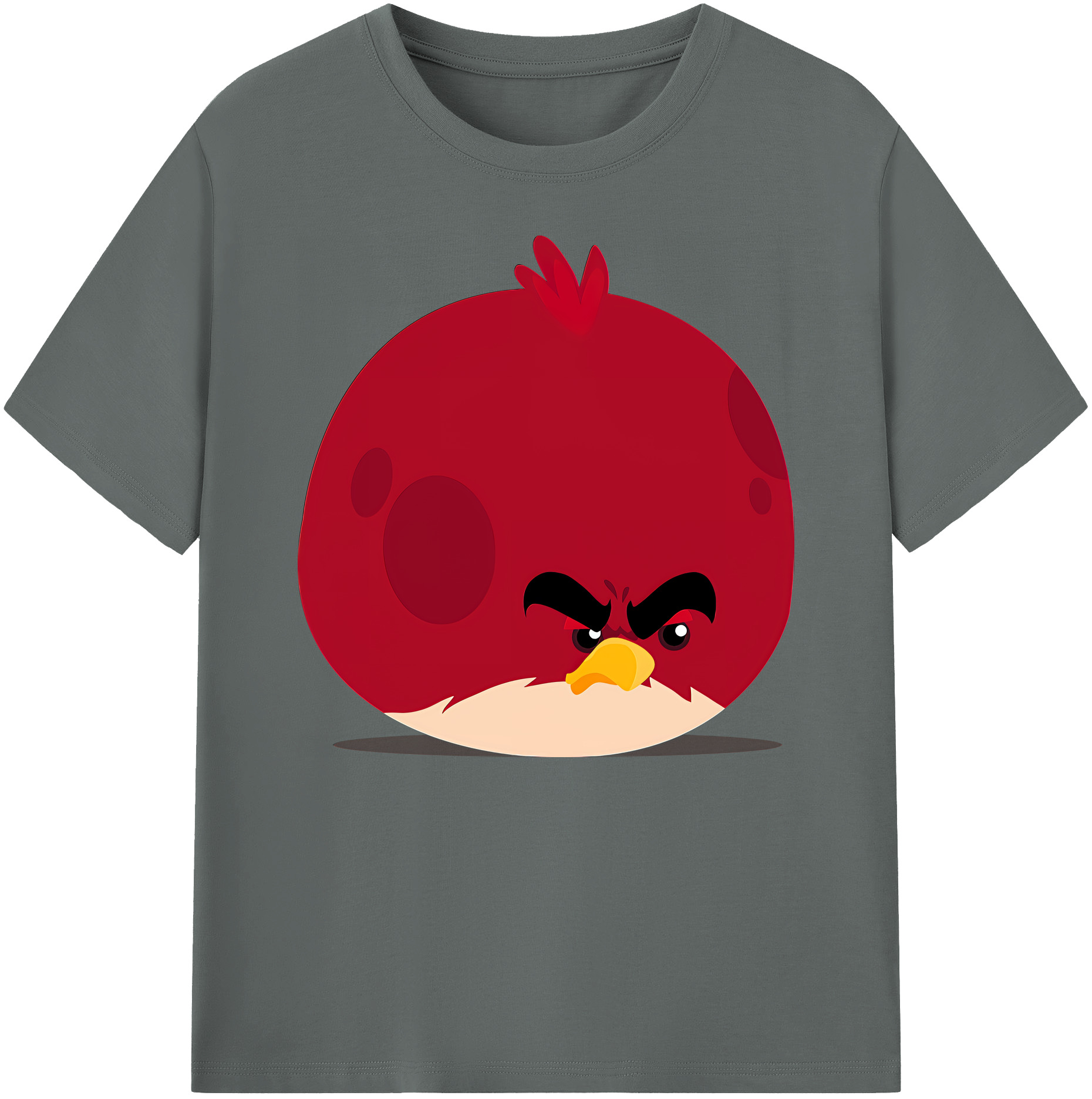 （画像用） Angry Birds アングリーバード 綿100％ メンズ半袖Tシャツ｜肌触りやわらか＆通気性
